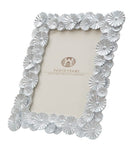 Cornice Phix 23x2x27 cm in Poliresina e Vetro Argento
