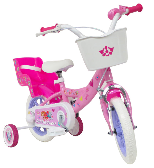 Bicicletta per Bambina 14"" 2 Freni Paw Patrol Rosa sconto