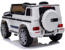 Macchina Elettrica per Bambini 12V con Licenza Mercedes G63 AMG Big Fuoristrada Bianca