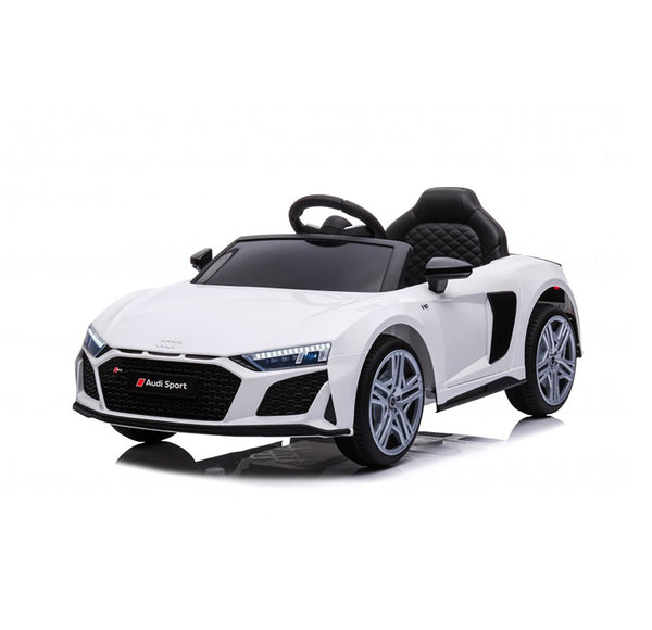 sconto Macchina Elettrica per Bambini 12V Licenza Ufficiale Audi R8 New Spyder con Telecomando e Sedile in pelle Bianco