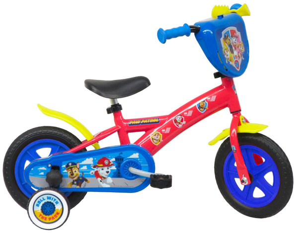 prezzo Bicicletta per Bambino 10” Senza Freni Gomme in Eva Paw Patrol Rossa