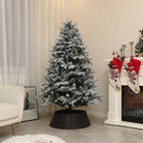 Albero di Natale Artificiale Innevato 180 cm 793 Rami con Luci LED 