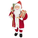 Pupazzo Babbo Natale H90 cm con Luci e Suoni Rosso