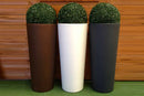 Vaso Ø34x86 cm in Resina Arkema Tondo 86 Bianco