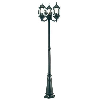 prezzo Lampada Palo Tre Luci per Giardino Colore Grigio per Esterno Linea Molata Sovil