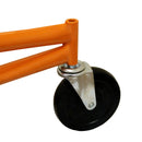 Carrello Alzalastre Alzapannelli 122x142x170-487A cm per Cartongesso Pannelli 120-490 cm Arancione 