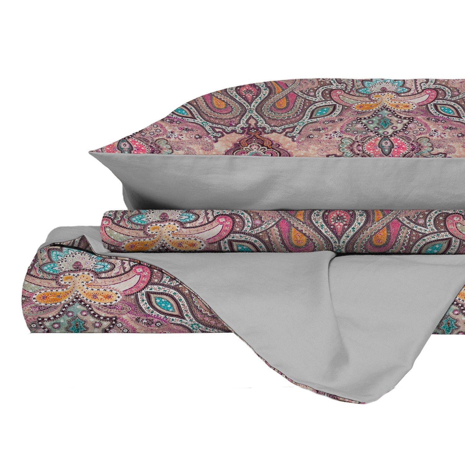 Copripiumino Singolo Con Federe Stampato Athena Rudolph Rosso - Foto 8