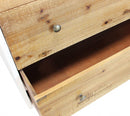 Mobile Barney 100x45x90 h cm in Legno Bianco