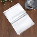 Set 100 Buste Trasparenti 30x44 cm in Plastica Cellophane Autoadesive