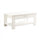 Tavolino Salotto Myrto 110x60x44 h cm in Truciolare bilaminato Bianco