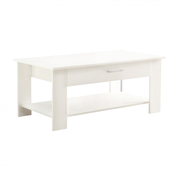 acquista Tavolino Salotto Myrto 110x60x44 h cm in Truciolare bilaminato Bianco