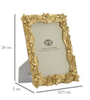 Cornice Leavy 20,5x2x26 cm in Poliresina e Vetro