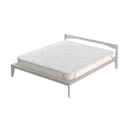 Topper Memory Sfoderabile Fodera Silver con Elastici in Poliestere e Fibra Bianco Varie Misure