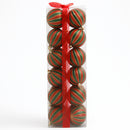 Box 24 Palline di Natale per Albero Sfere Natalizie Addobbo Rosso e Verde da 6 cm