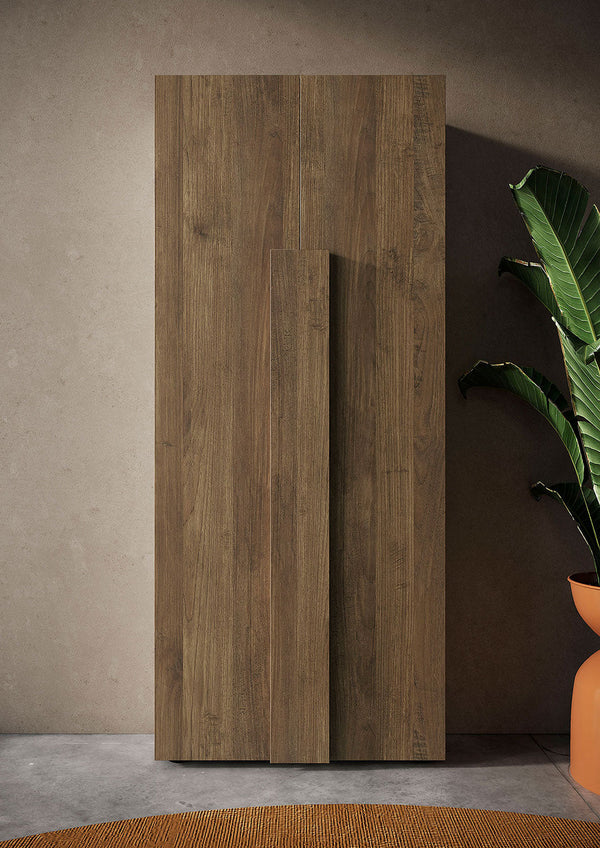 Armadio Guardaroba con Appendiabiti e Ripiani 78x32x187 cm Jupiter Mercure sconto