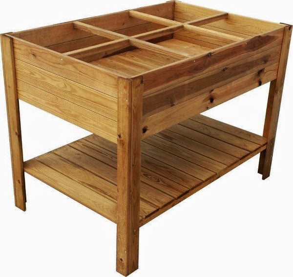 prezzo Letto per Orto Fioriera Rialzato 120x80x88 cm in Legno