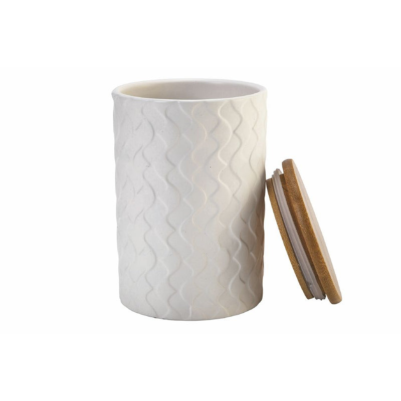 Set 3 Barattoli Ø10x15 cm 850 ml in Ceramica VdE Tivoli 1996 Geometrie