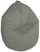 Poltrona Sacco Pouf in poliestere 70x110 cm Ariel Grigio Chiaro