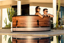 Vasca Idromassaggio Piscina Spa Duet Diva Smart 6 Adulti 930 L Ø173x65 cm in PVC Effetto Legno 