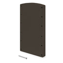 Spessore Laterale per Appendiabiti per Armadio Hang Imballo 1 Set Verniciato Moka Emuca