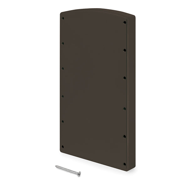 sconto Spessore Laterale per Appendiabiti per Armadio Hang Imballo 1 Set Verniciato Moka Emuca