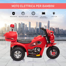 Moto Elettrica Police per Bambini 6V   Rossa