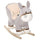Dondolo per Bambini in Legno Asino in Peluche con Suono