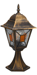 Lampada Palo da Esterno Attacco E27 in Alluminio Ruggine