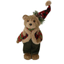 Orso in Tessuto verde cm 17x11xh37