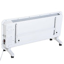 Termoconvettore Elettrico da Parete o Free Standing 2000W Bianco 