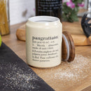 Barattolo pangrattato con coperchio bamboo 800 ml in Gres VdE Tivoli 1996 Crema