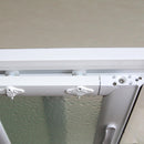 Sopravasca Angolare 2 Lati 2 Ante Scorrevoli in PVC H150 cm Dorini Bianca Varie Misure