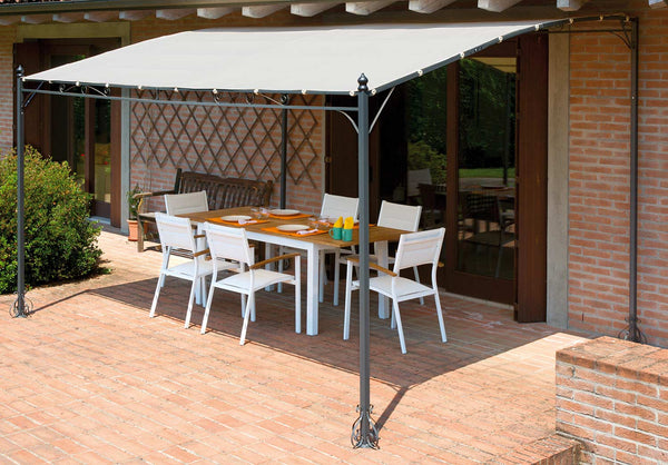 acquista Pergola da Giardino in Ferro 4X3m Vorghini Chains Sabbia