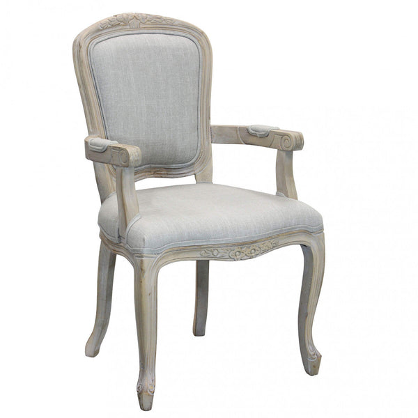 Sedia Romy in Tessuto Grigio 57x57x90 h cm in Legno Grigio prezzo