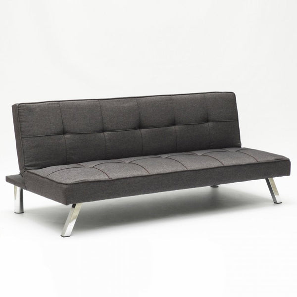 Divano Letto 175x83x74 cm in Tessuto Grigio Scuro online