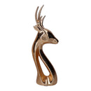 Renna resina oro cm 11x7xh32