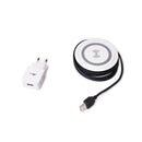 Caricatore Wireless per Cellulari Airless Uscita 5V Dc - 1,8A Plastica Bianca Tecnoplastica Emuca