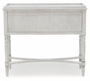 Consolle 4 Cassetti 90x38x78 cm in Legno Soriani Grigio Anticato