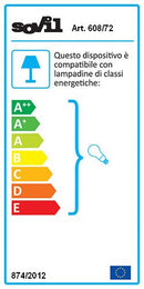 Lampada Applique Una Luce Colore Alluminio per Esterno Linea Square Livos