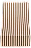 Tenda da Sole per Sormonto 1,4x2,5m in Poliestere con Anelli Ranieri Riga Marrone