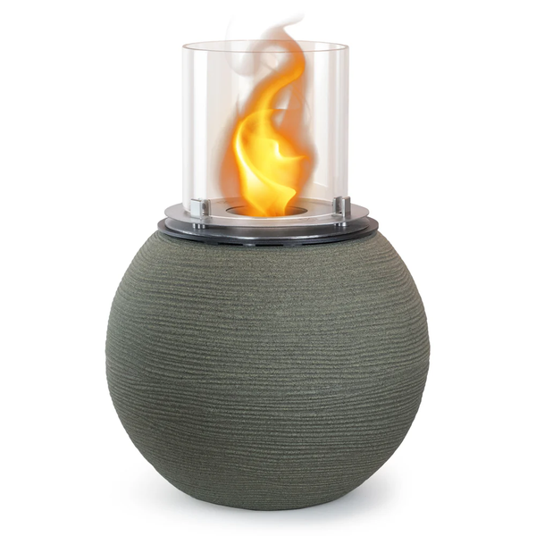 online Camino a Bioetanolo Braciere da Pavimento Ø40xh54 cm per Interno ed Esterno Botticelli Verde Salvia