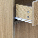 Mobiletto Multiuso 63x95x33 cm in Legno Melaminico Rovere