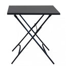 Tavolo Bristol 70x70x72 h cm in Acciaio Antracite