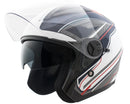 Casco Jet per Scooter Visiera Lunga CGM Phoenix 130G Blu Opaco