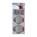 Kit Protezioni Bambina Completo Plastica Rigida con Licenza Disney Frozen 
