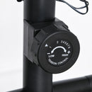 Bici Ellittica Magnetica 8 Livelli con Display LCD Nera