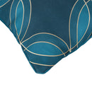 Set 3 Cuscini Decorativi 45x45 cm in Poliestere VdE Tivoli 1996 Vetiver Ottanio