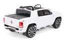 Macchina Elettrica per Bambini 2 Posti 12V con Licenza Volkswagen Amarok Bianca