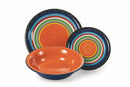 Servizio Piatti 18 Pezzi in Stoneware Villa d'Este Home Tivoli Cancun Multicolor