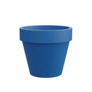 Vaso Rotondo Design Classico Indoor e Outdoor Tera Standard One Deep Sea Ø120 cm in Plastica Blu 
